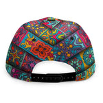 Rectangle Mandala Bohemian Pattern Print Snapback Cap