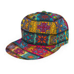 Rectangle Mandala Bohemian Pattern Print Snapback Cap