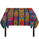Rectangle Mandala Bohemian Pattern Print Tablecloth