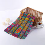 Rectangle Mandala Bohemian Pattern Print Towel