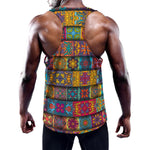 Rectangle Mandala Bohemian Pattern Print Training Tank Top