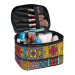 Rectangle Mandala Bohemian Pattern Print Travel Makeup Bag