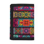Rectangle Mandala Bohemian Pattern Print Trifold Wallet