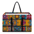 Rectangle Mandala Bohemian Pattern Print Utility Tote Bag
