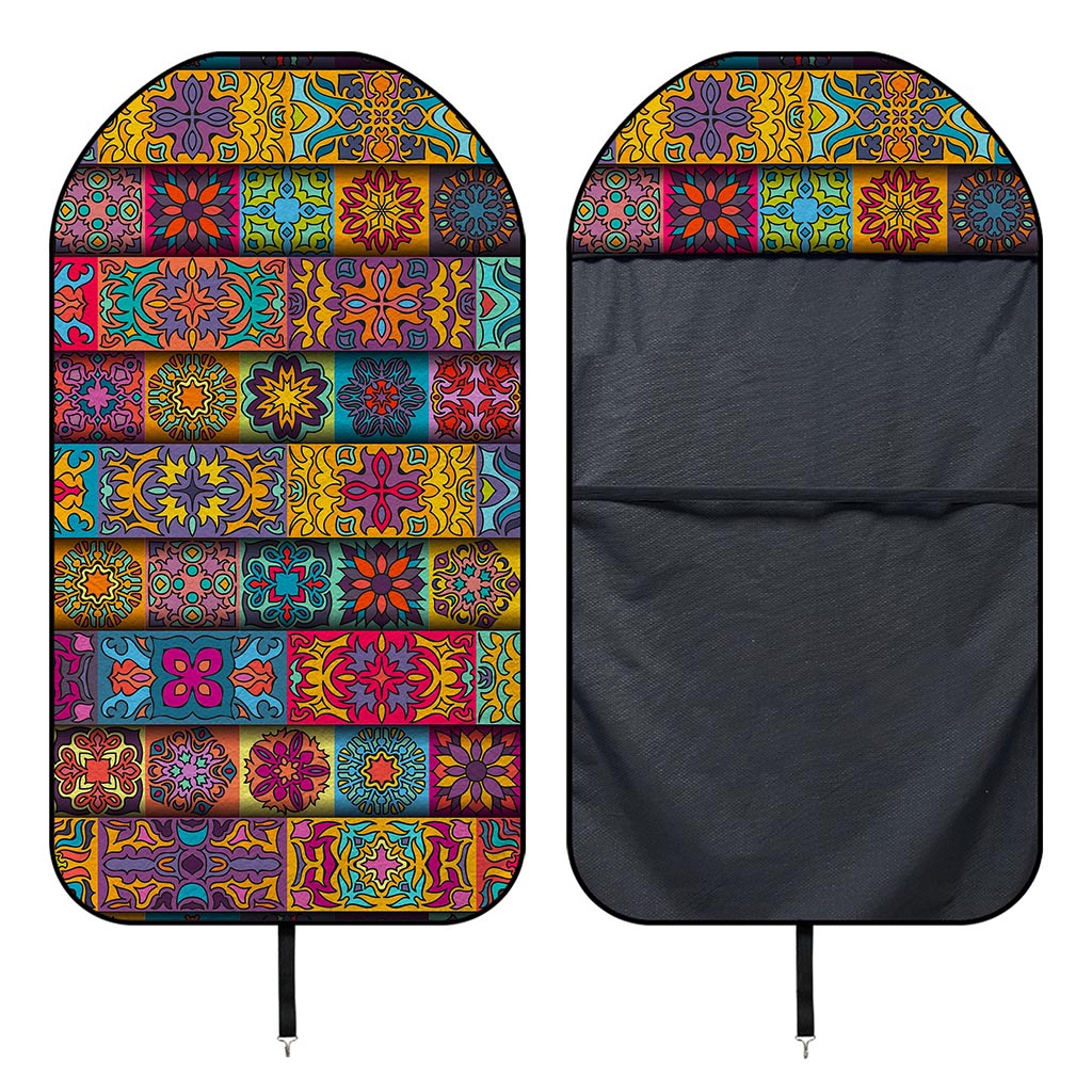 Rectangle Mandala Bohemian Pattern Print Waterproof Car Seat Cover