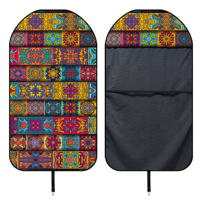 Rectangle Mandala Bohemian Pattern Print Waterproof Car Seat Cover
