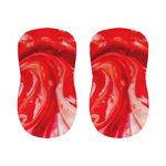 Red Acid Melt Print Bar Stool Covers