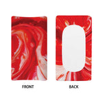 Red Acid Melt Print Changing Pad Cover