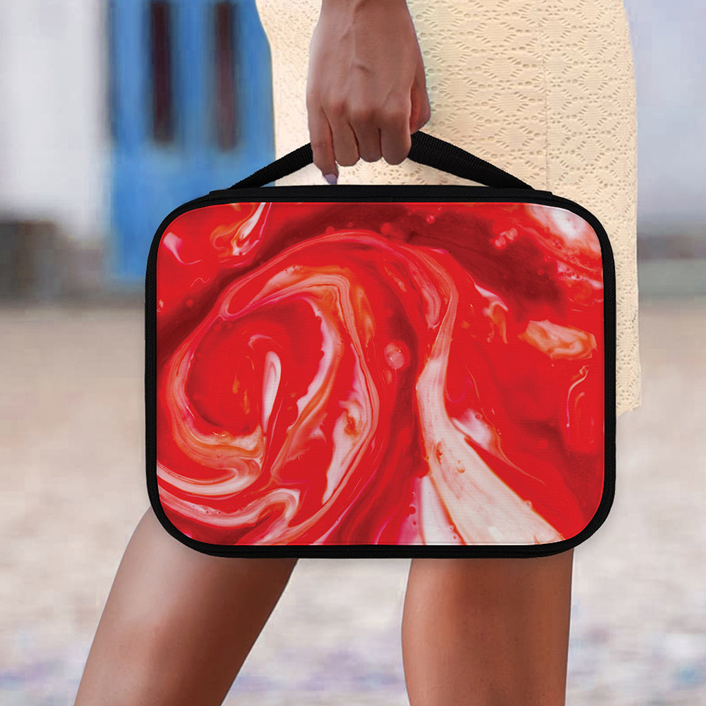 Red Acid Melt Print Classic Bible Case