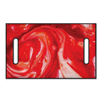 Red Acid Melt Print Golf Cart Seat Cover