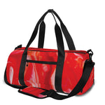Red Acid Melt Print Gym Bag