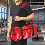 Red Acid Melt Print Gym Bag