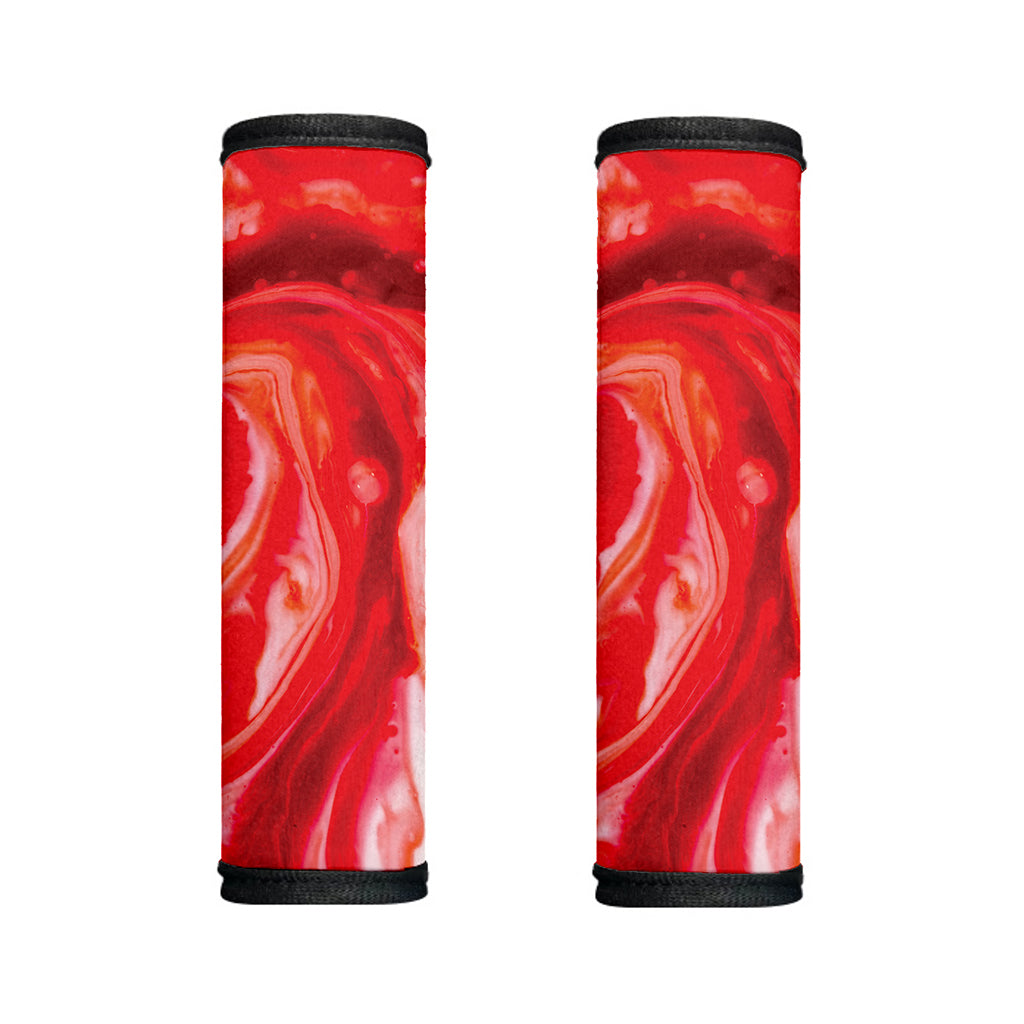 Red Acid Melt Print Handle Covers