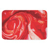 Red Acid Melt Print Indoor Door Mat