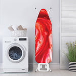 Red Acid Melt Print Ironing Board Cover