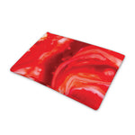 Red Acid Melt Print Pet Cooling Mat Cover