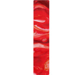 Red Acid Melt Print Table Runner