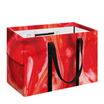 Red Acid Melt Print Utility Tote Bag