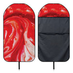 Red Acid Melt Print Waterproof Car Seat Cover