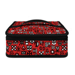 Red Adinkra Tribe Symbols Print Small Lunch Bag