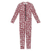 Red African Adinkra Tribe Symbols Jumpsuit