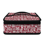 Red African Adinkra Tribe Symbols Small Lunch Bag