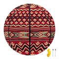 Red African Tribal Pattern Print Basketball