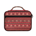 Red African Tribal Pattern Print Briefcase Bible Bag