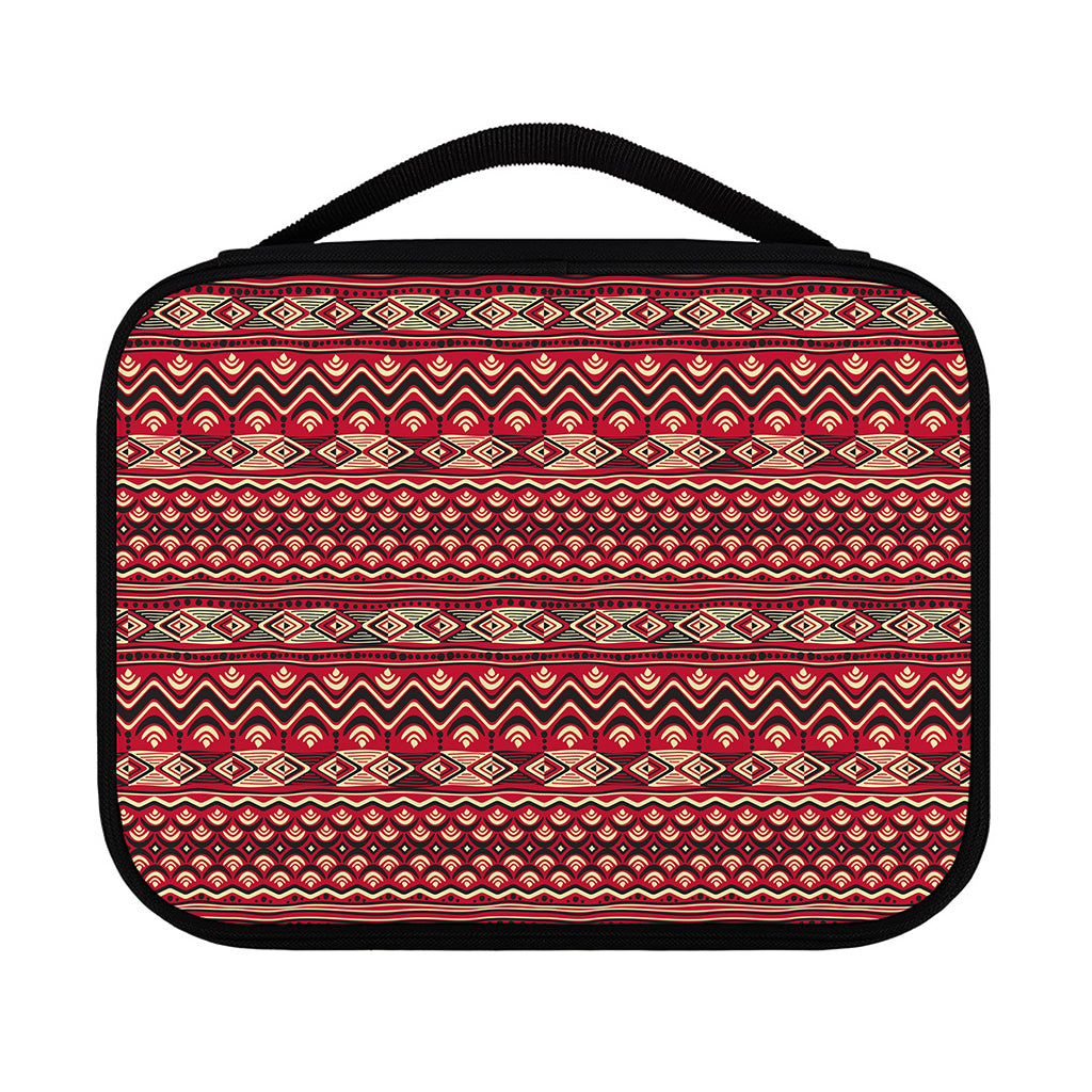 Red African Tribal Pattern Print Classic Bible Case