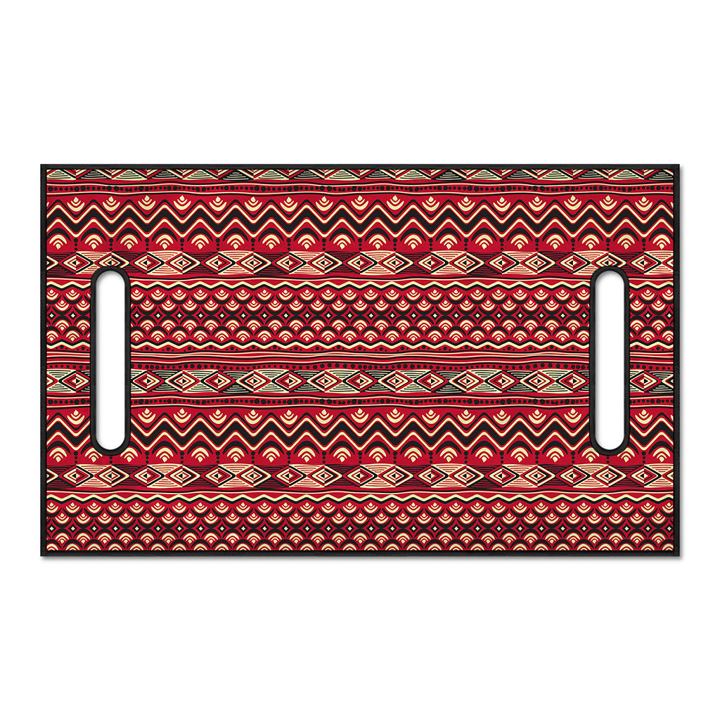 Red African Tribal Pattern Print Golf Cart Seat Cover