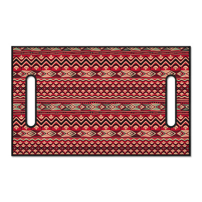 Red African Tribal Pattern Print Golf Cart Seat Cover