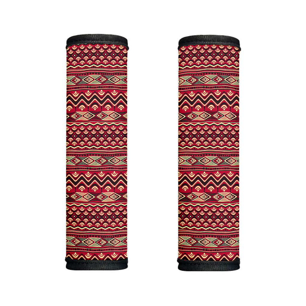 Red African Tribal Pattern Print Handle Covers