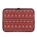 Red African Tribal Pattern Print Laptop Sleeve