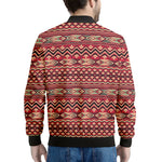 Red African Tribal Pattern Print Men's Bomber Jacket