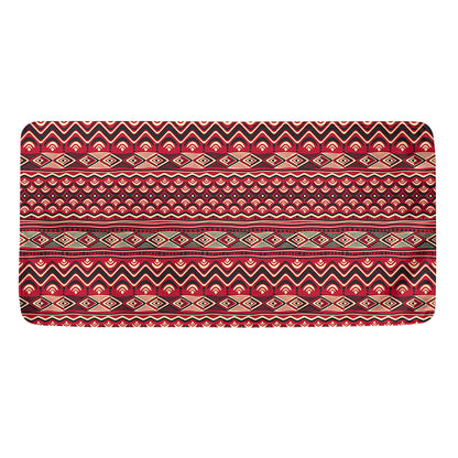 Red African Tribal Pattern Print Towel