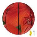 Red Alstroemeria Print Basketball