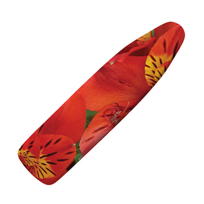 Red Alstroemeria Print Ironing Board Cover
