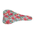 Red Amaryllis Pattern Print Bicycle Seat Cover