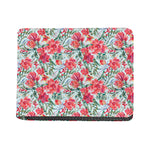Red Amaryllis Pattern Print Bifold Wallet