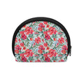 Red Amaryllis Pattern Print Coin Purse