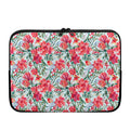 Red Amaryllis Pattern Print Laptop Sleeve