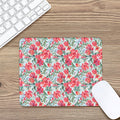 Red Amaryllis Pattern Print Mouse Pad