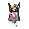 Red Amaryllis Pattern Print Pet Carrier Backpack