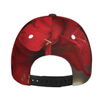 Red Amaryllis Print Baseball Cap