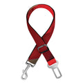 Red Amaryllis Print Dog Seat Belt