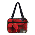 Red Amaryllis Print Double Strap Bible Bag