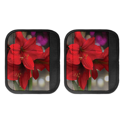 Red Amaryllis Print Handle Covers