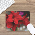 Red Amaryllis Print Mouse Pad
