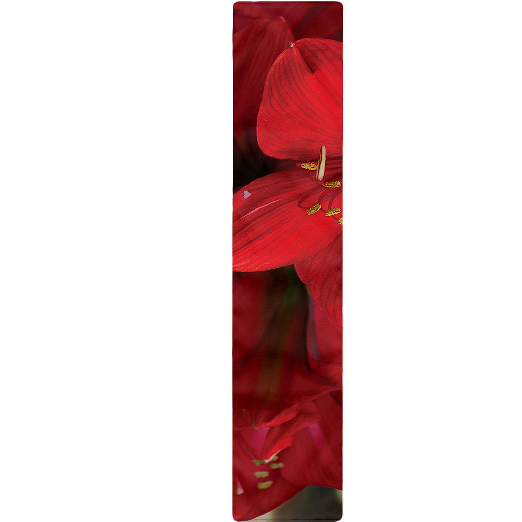 Red Amaryllis Print Table Runner