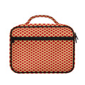 Red And Beige Japanese Pattern Print Briefcase Bible Bag